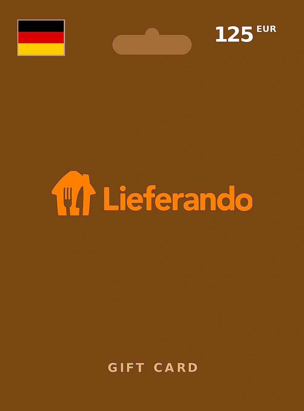 Lieferando Gift Card 125 EUR GERMANY