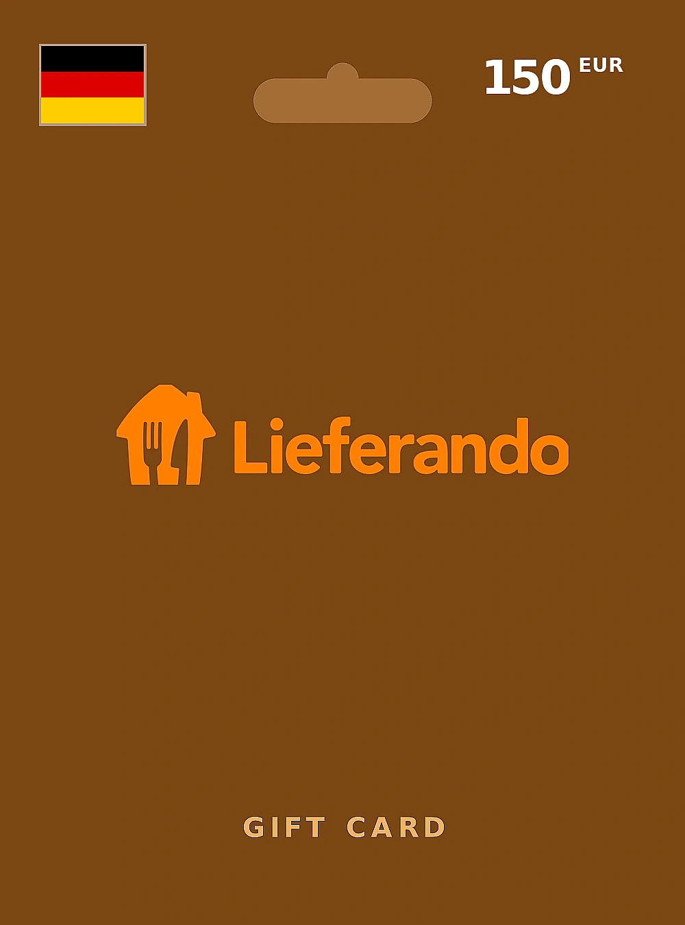 Lieferando Gift Card 150 EUR GERMANY