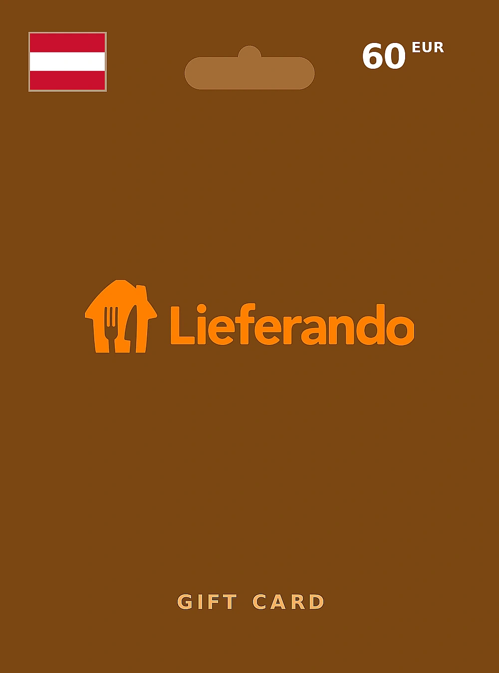 Lieferando.at Gift Card 60 EUR AUSTRIA