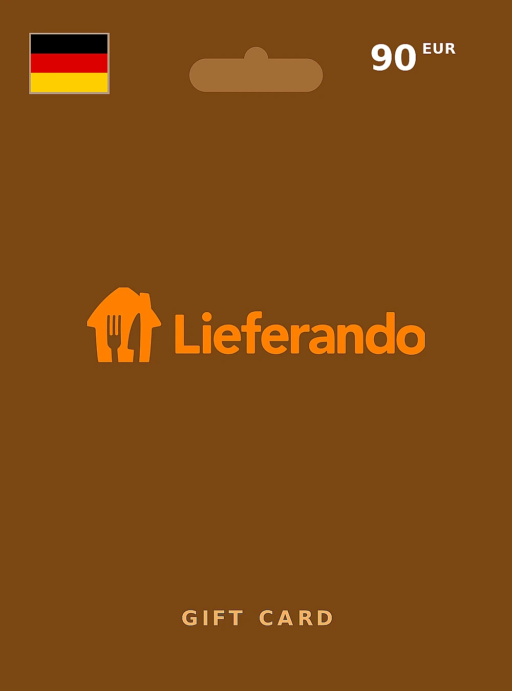 Lieferando Gift Card 90 EUR GERMANY