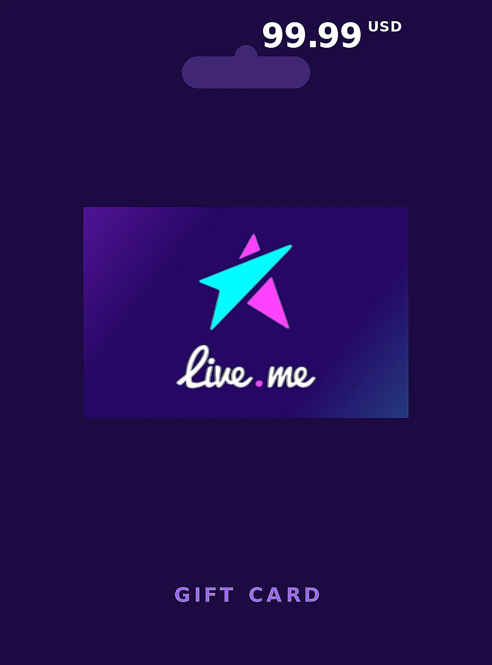 LiveMe Coins Global Gift Card 99 USD GLOBAL