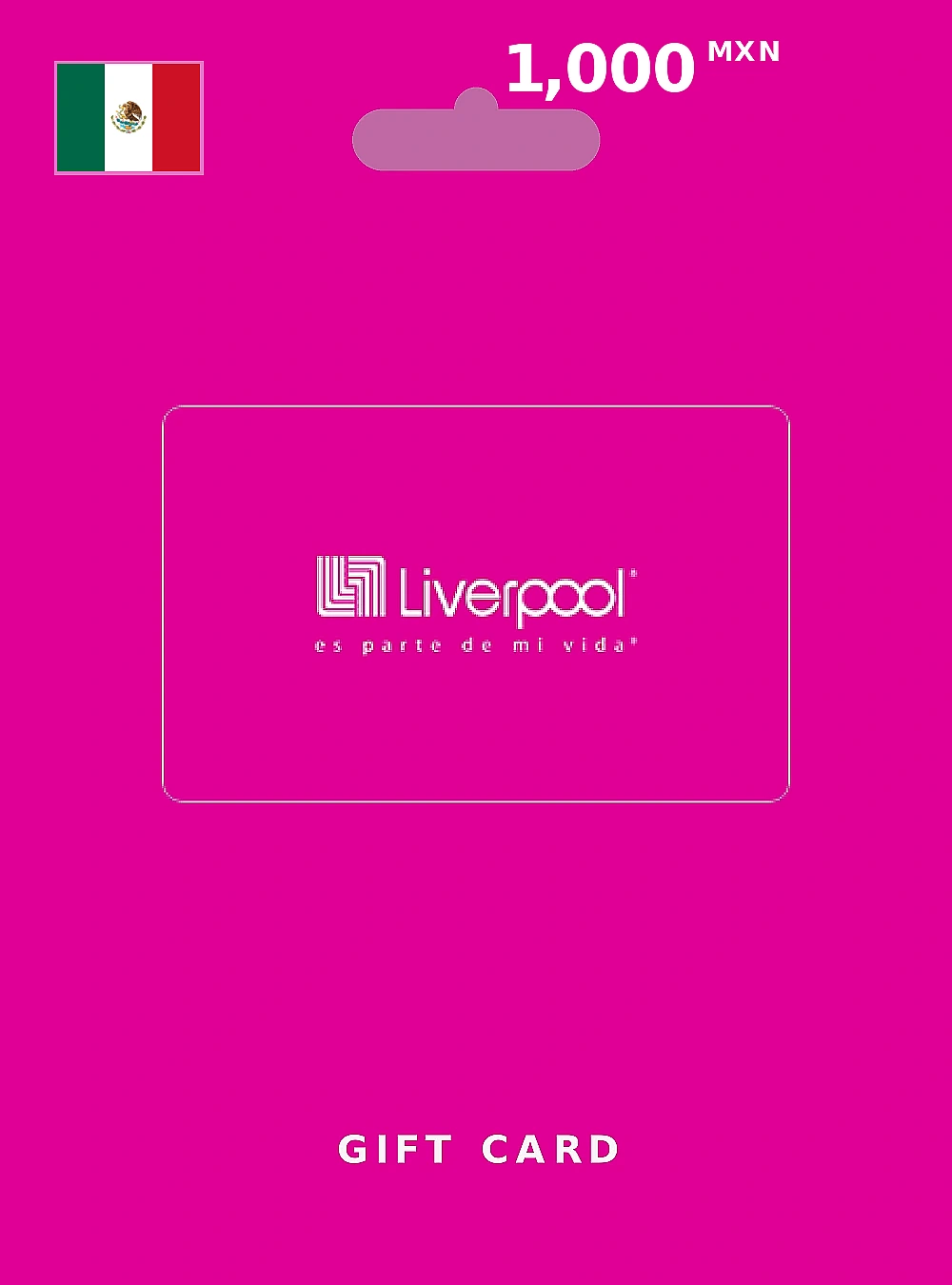 Liverpool Gift Card 1000 MXN MEXICO