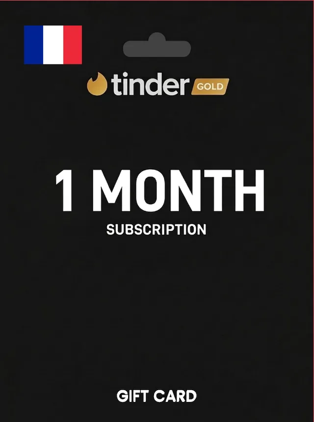 Tinder Gold 1 Month Subscription FRANCE