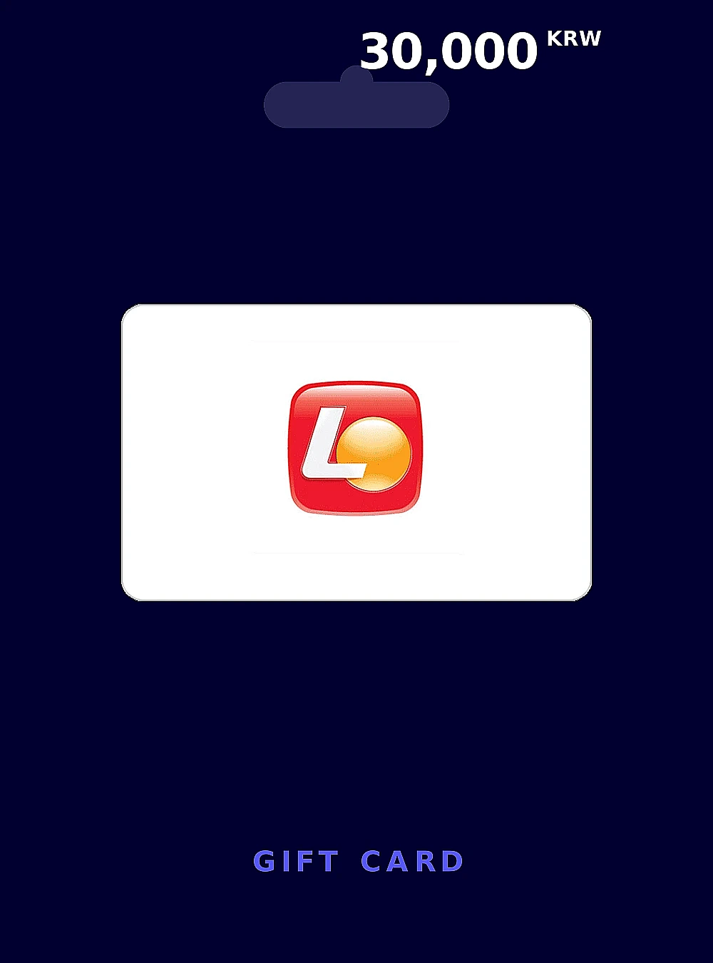 Lotteria Gift Card 30000 KRW KOREA
