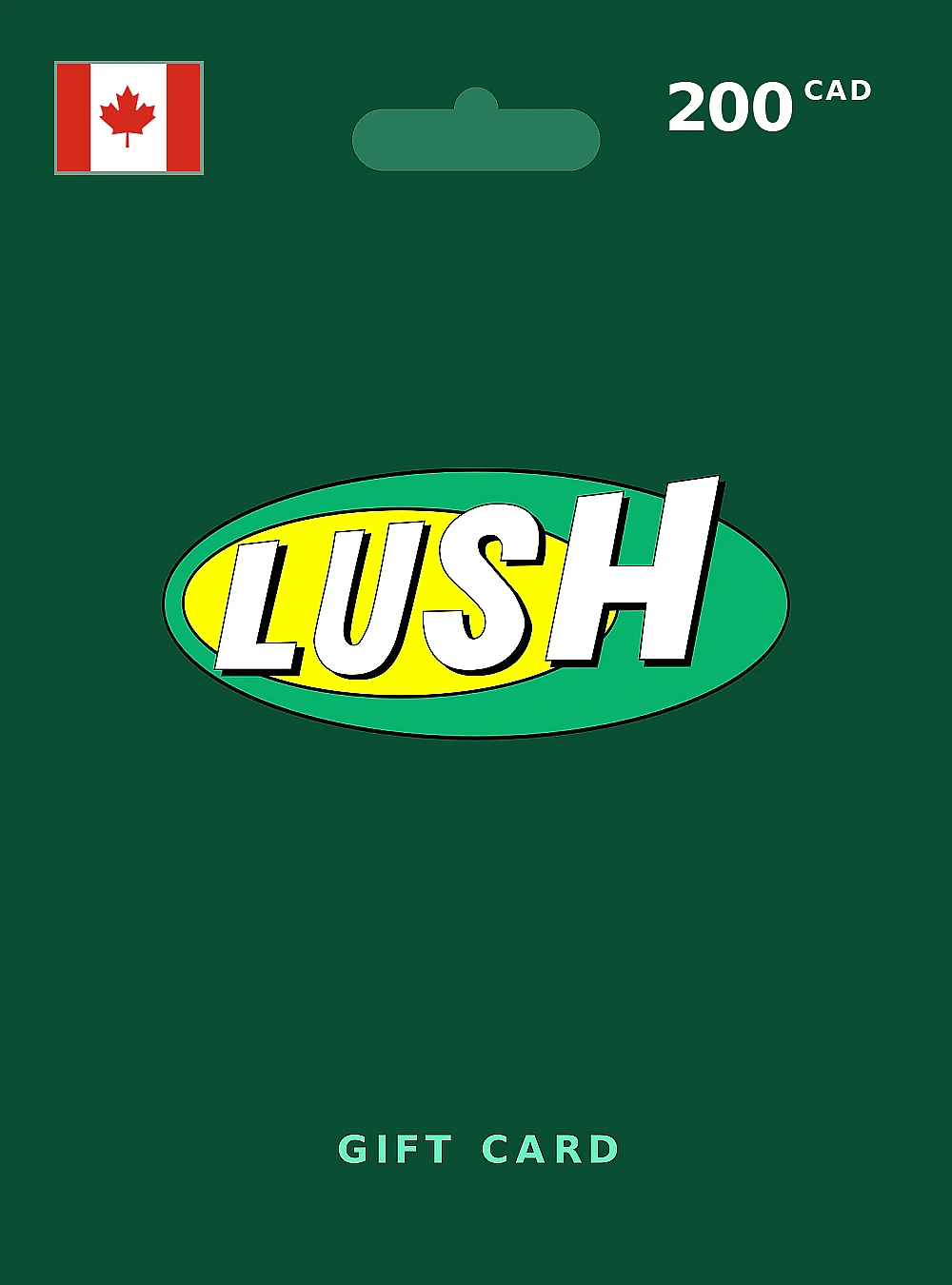 LUSH Gift Card 200 CAD CANADA