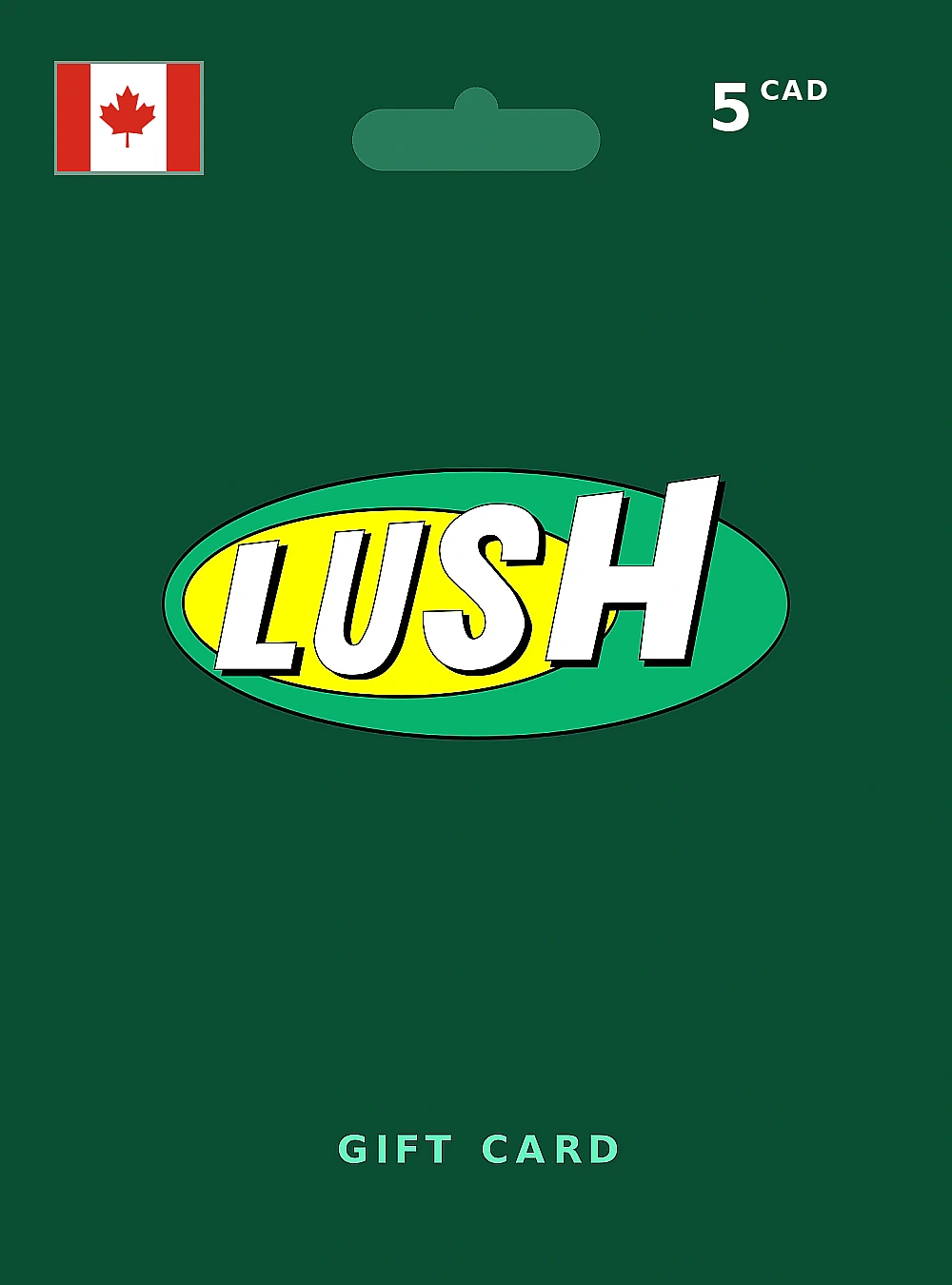 LUSH Gift Card 5 CAD CANADA