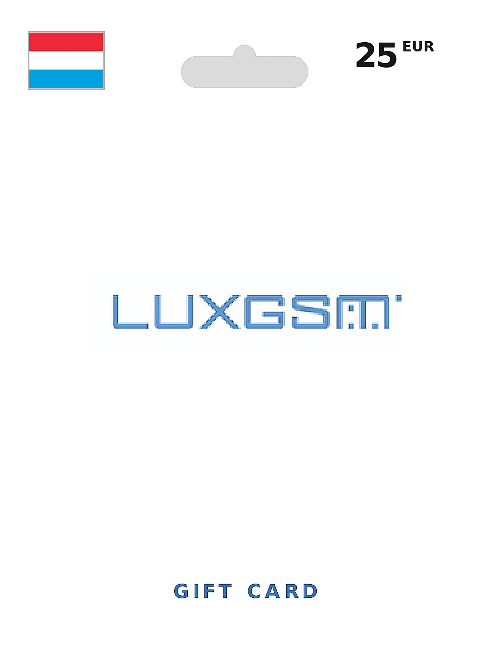 Lux GSM Gift Card 25 EUR LUXEMBOURG