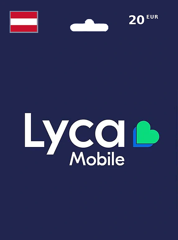 Lycamobile Gift Card 20 EUR AUSTRIA