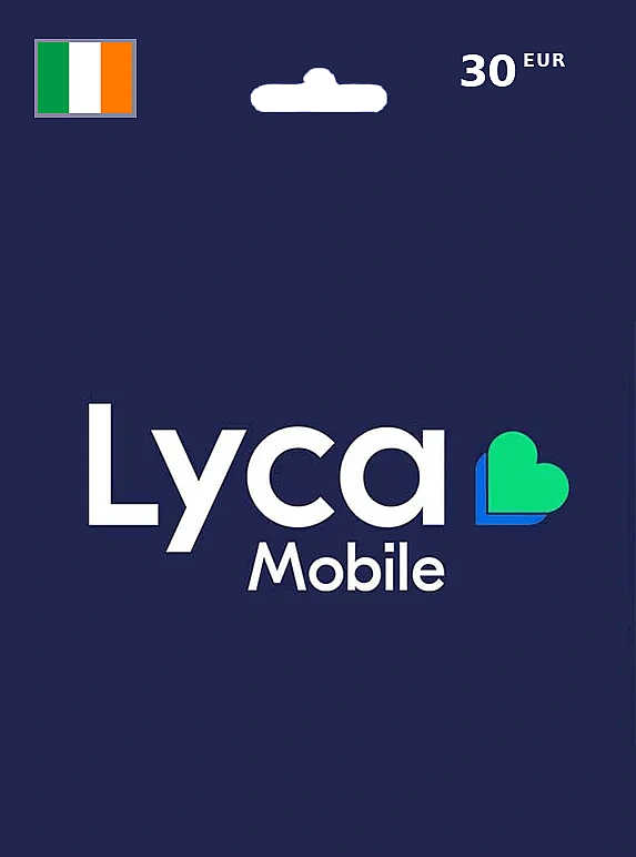 Lycamobile Gift Card 30 EUR IRELAND