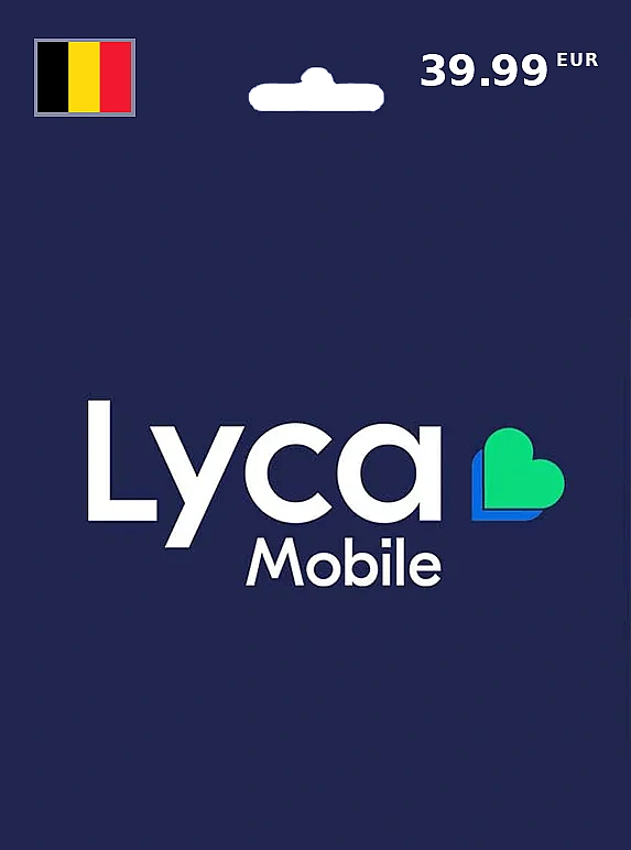 Lycamobile Gift Card 39 EUR BELGIUM