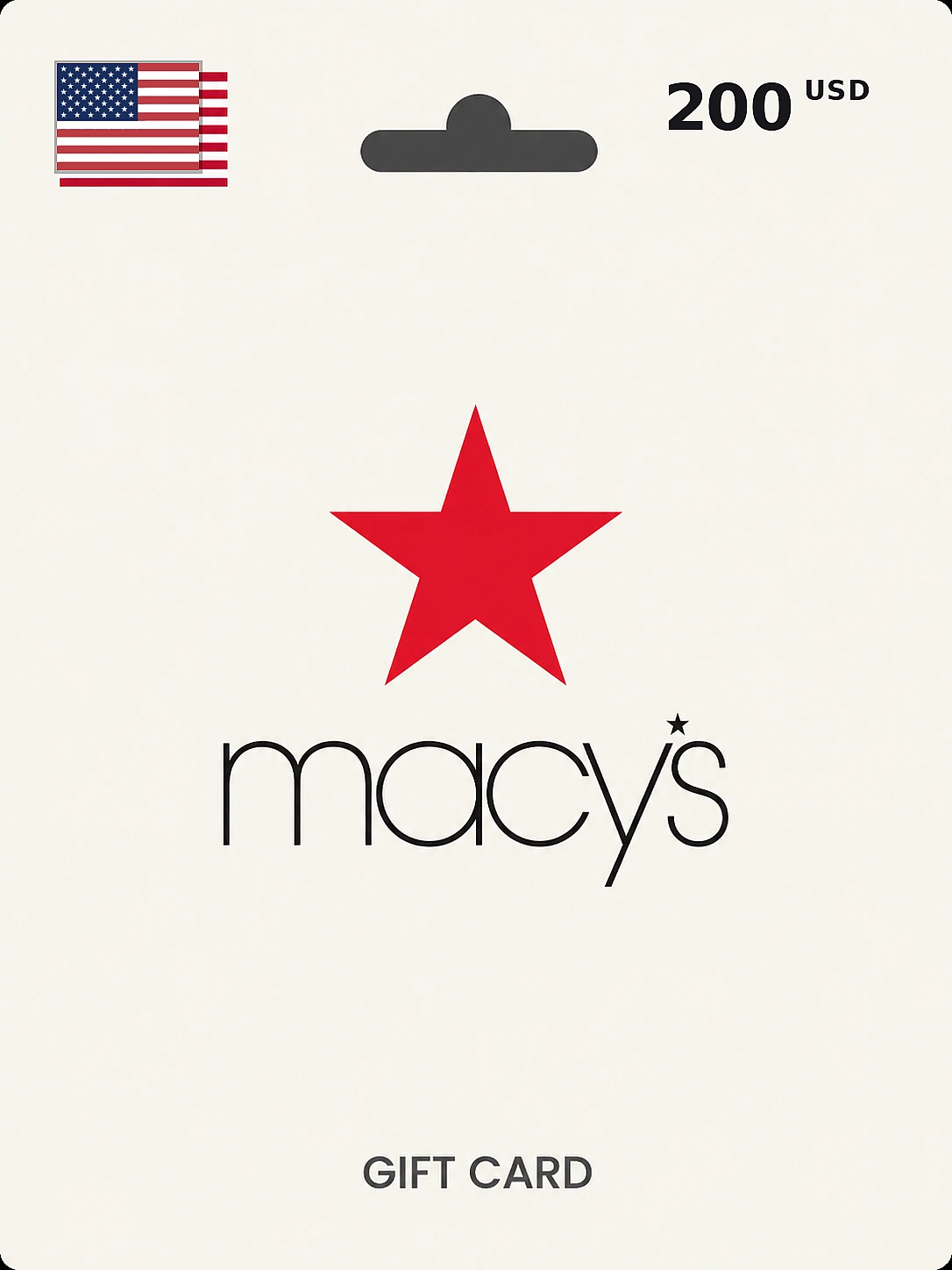 Macy's Gift Card  $200 USD UNITED STATES