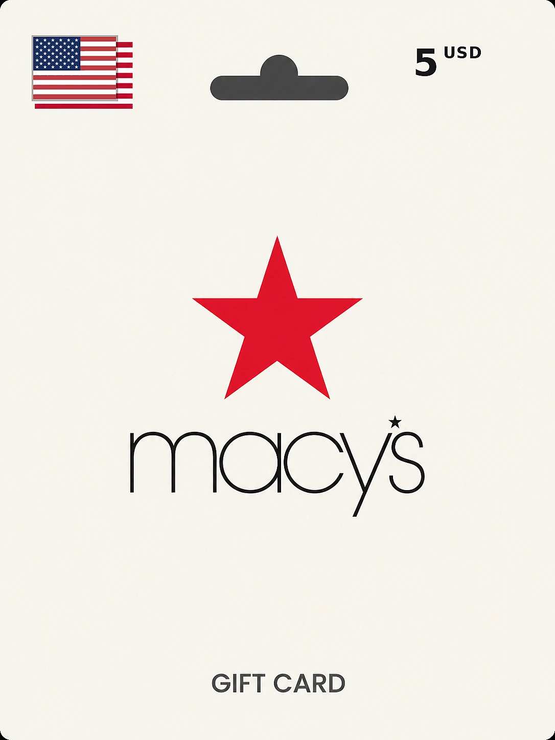 Macy's Gift Card  $5 USD UNITED STATES