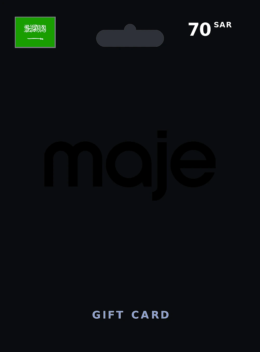 MAJE Gift Card 70 SAR SAUDI ARABIA