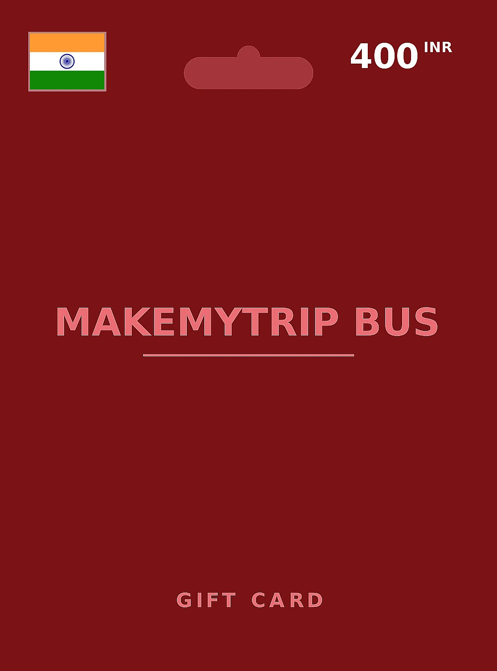 MakeMyTrip Rail Gift Card 400 INR INDIA