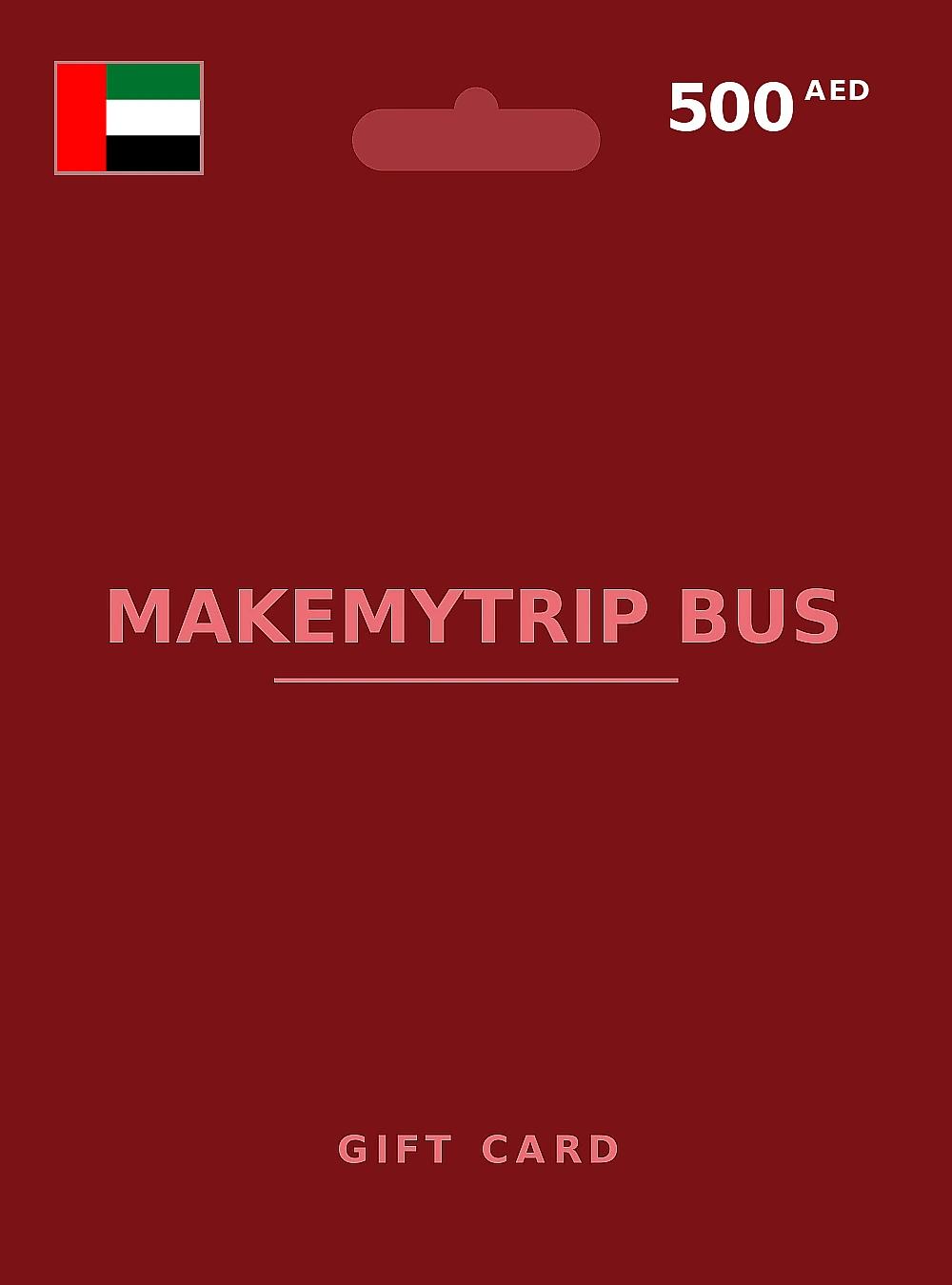 MakeMyTrip Hotel Card Gift Card 500 AED UNITED ARAB EMIRATES