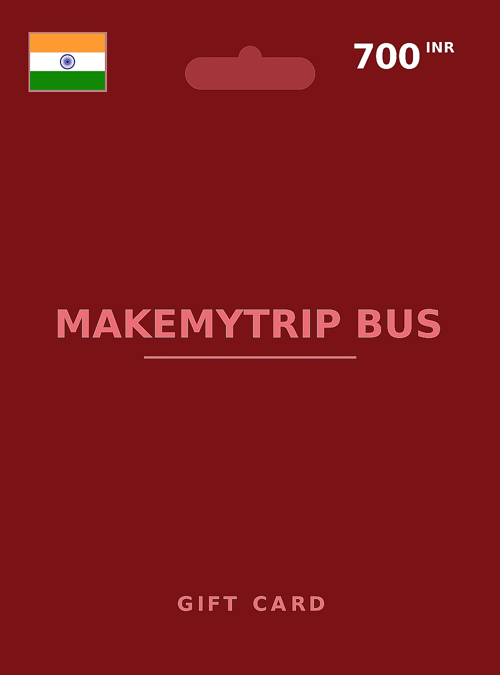 MakeMyTrip Rail Gift Card 700 INR INDIA