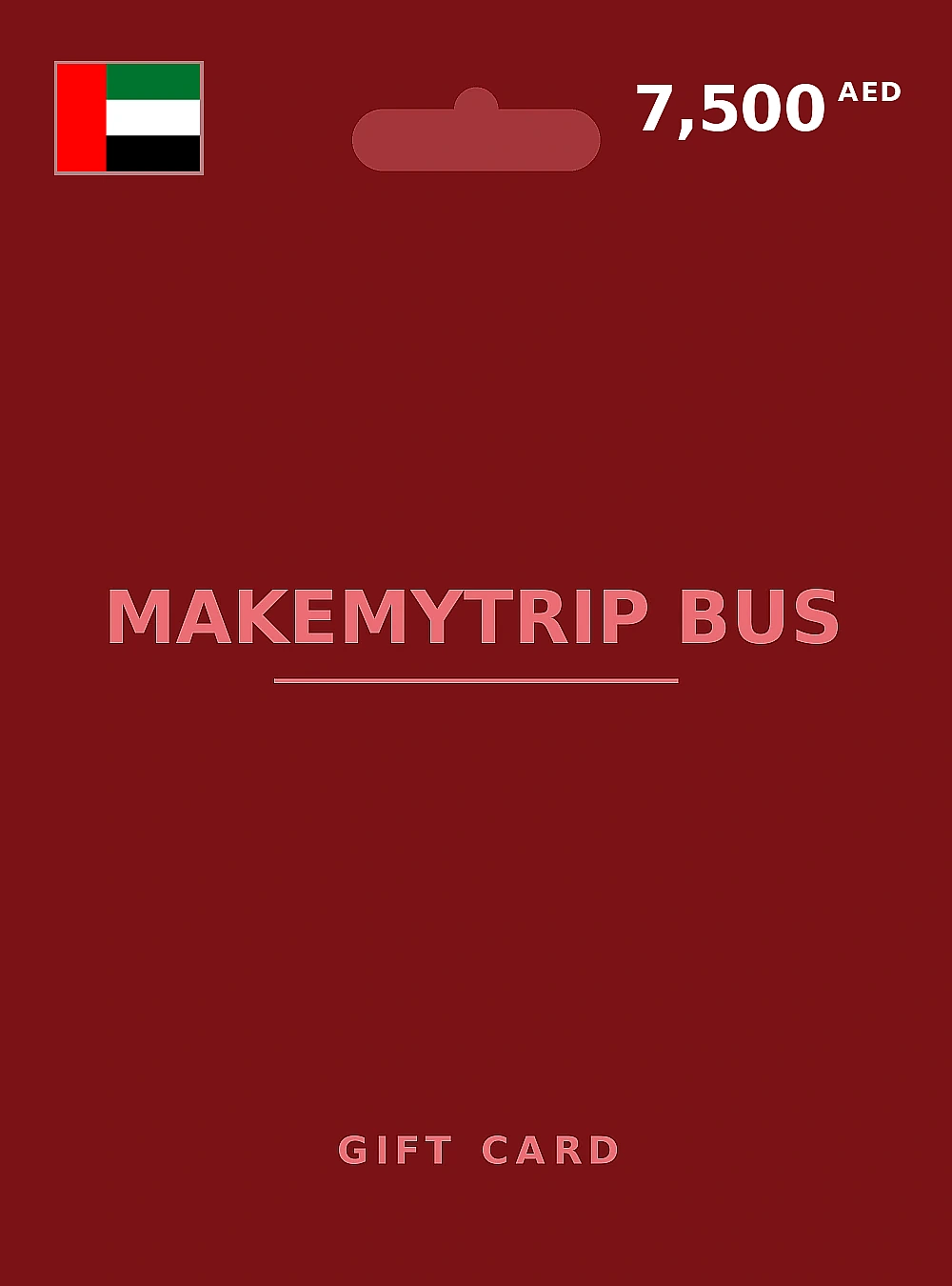 MakeMyTrip Hotel Card Gift Card 7500 AED UNITED ARAB EMIRATES