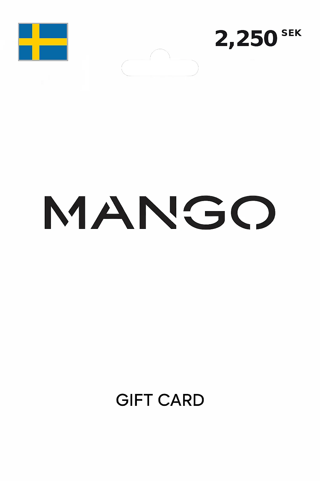 MANGO Gift Card 2250 SEK SWEDEN