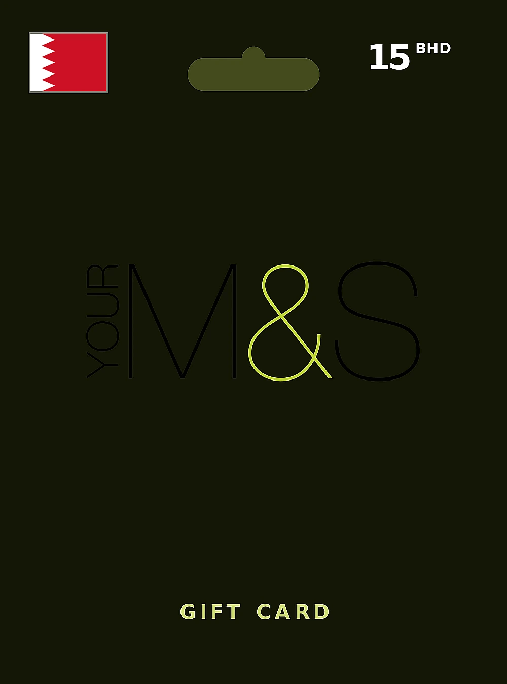 Marks & Spencer Gift Card 15 BHD BAHRAIN