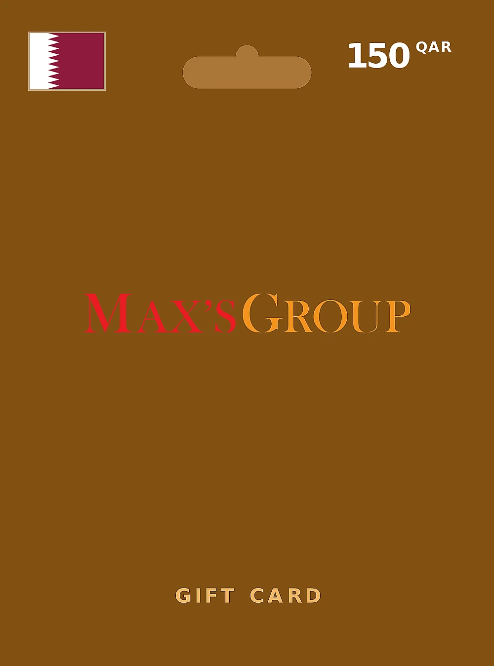 Max's Restaurant Gift Card 150 QAR QATAR