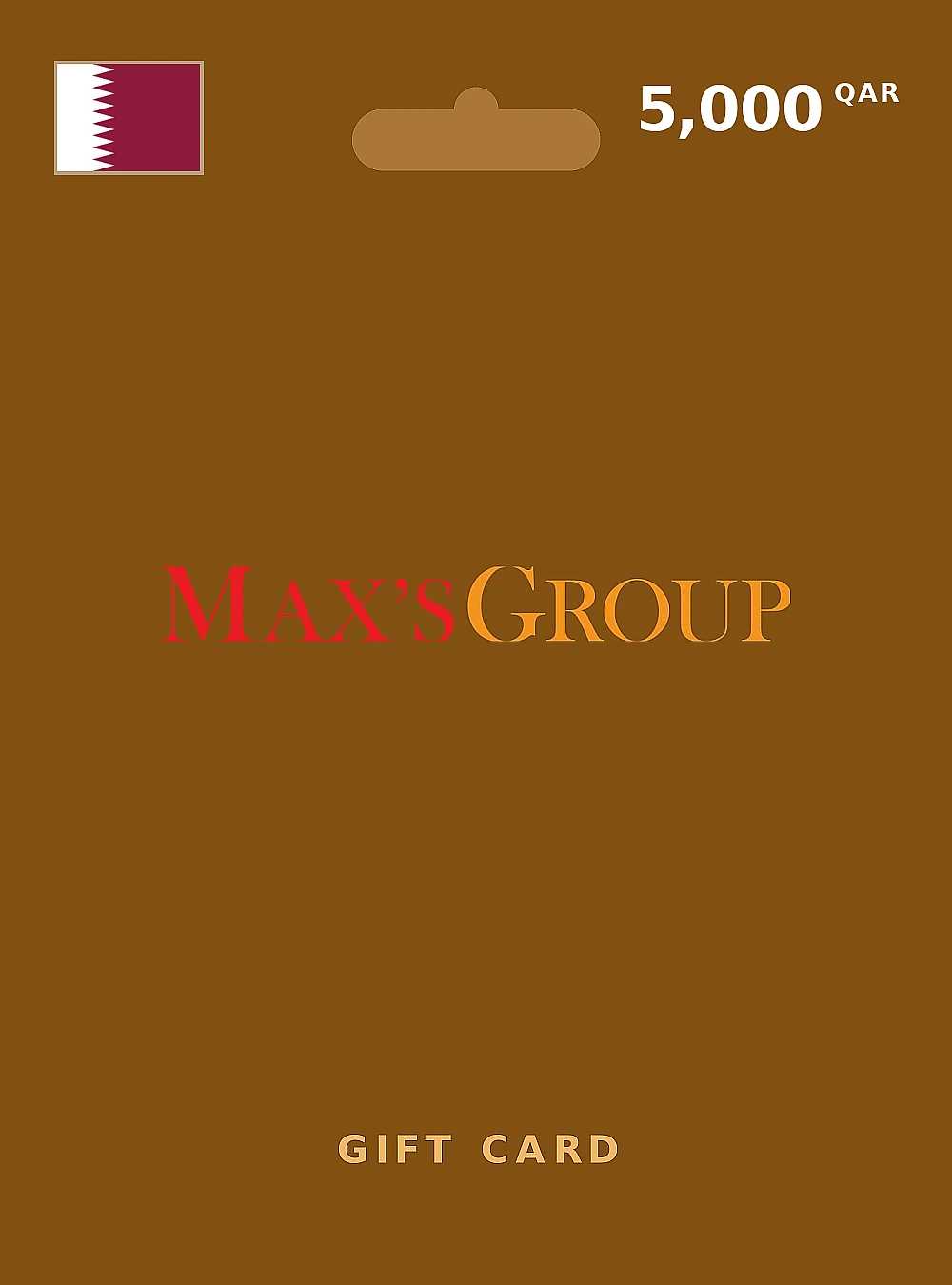 Max's Restaurant Gift Card 5000 QAR QATAR