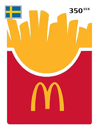McDonalds Gift Card 350 SEK SWEDEN