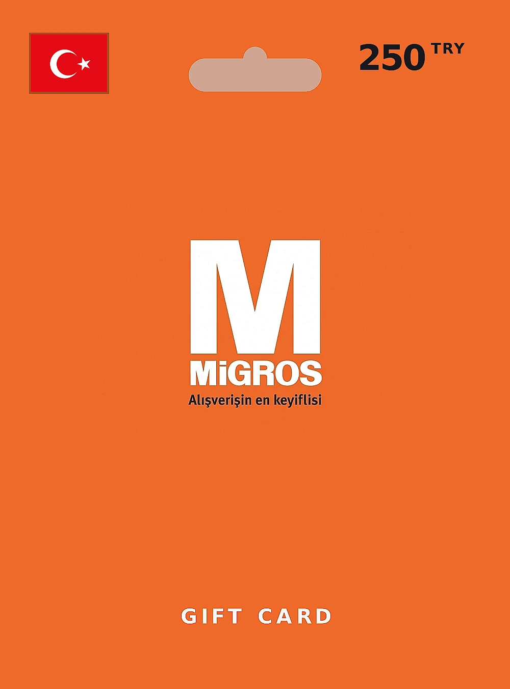 Migros Gift Card 250 TRY TüRKIYE