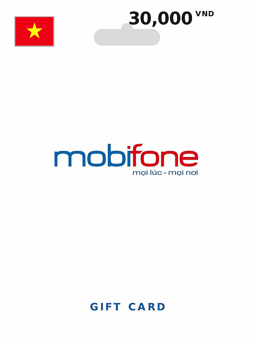 Mobifone Gift Card 30000 VND VIETNAM