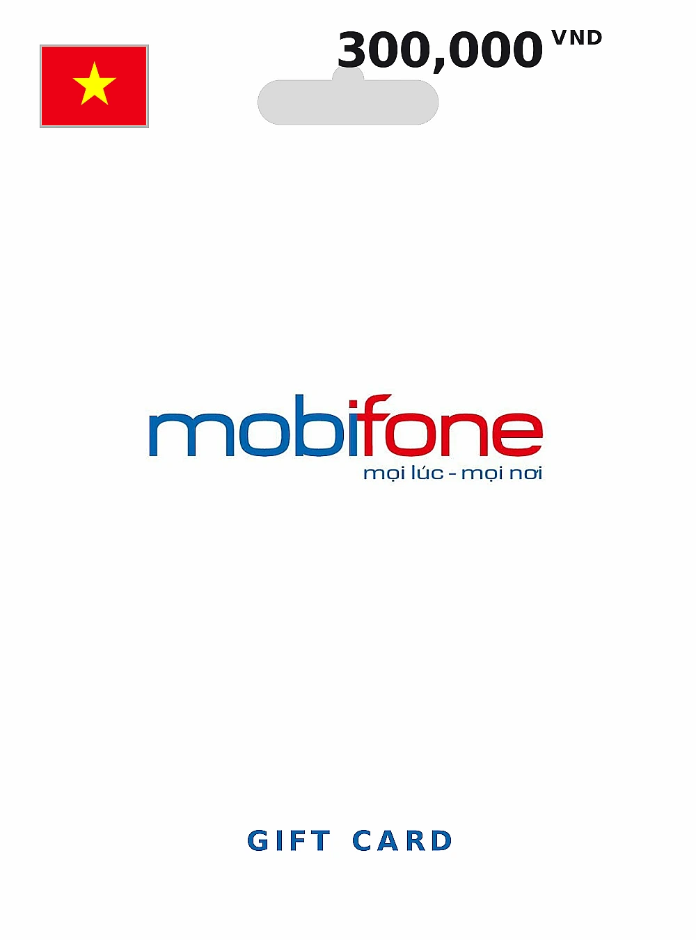 Mobifone Gift Card 300000 VND VIETNAM