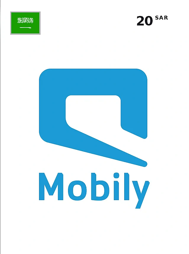 Mobily Gift Card 20 SAR KSA SAUDI ARABIA