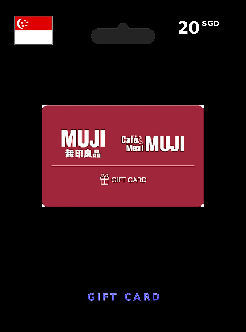 Muji Gift Card 20 SGD SINGAPORE
