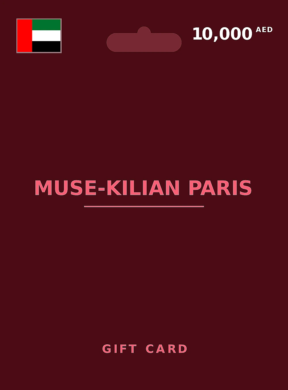 MUSE-KILIAN PARIS Gift Card 10000 AED UNITED ARAB EMIRATES