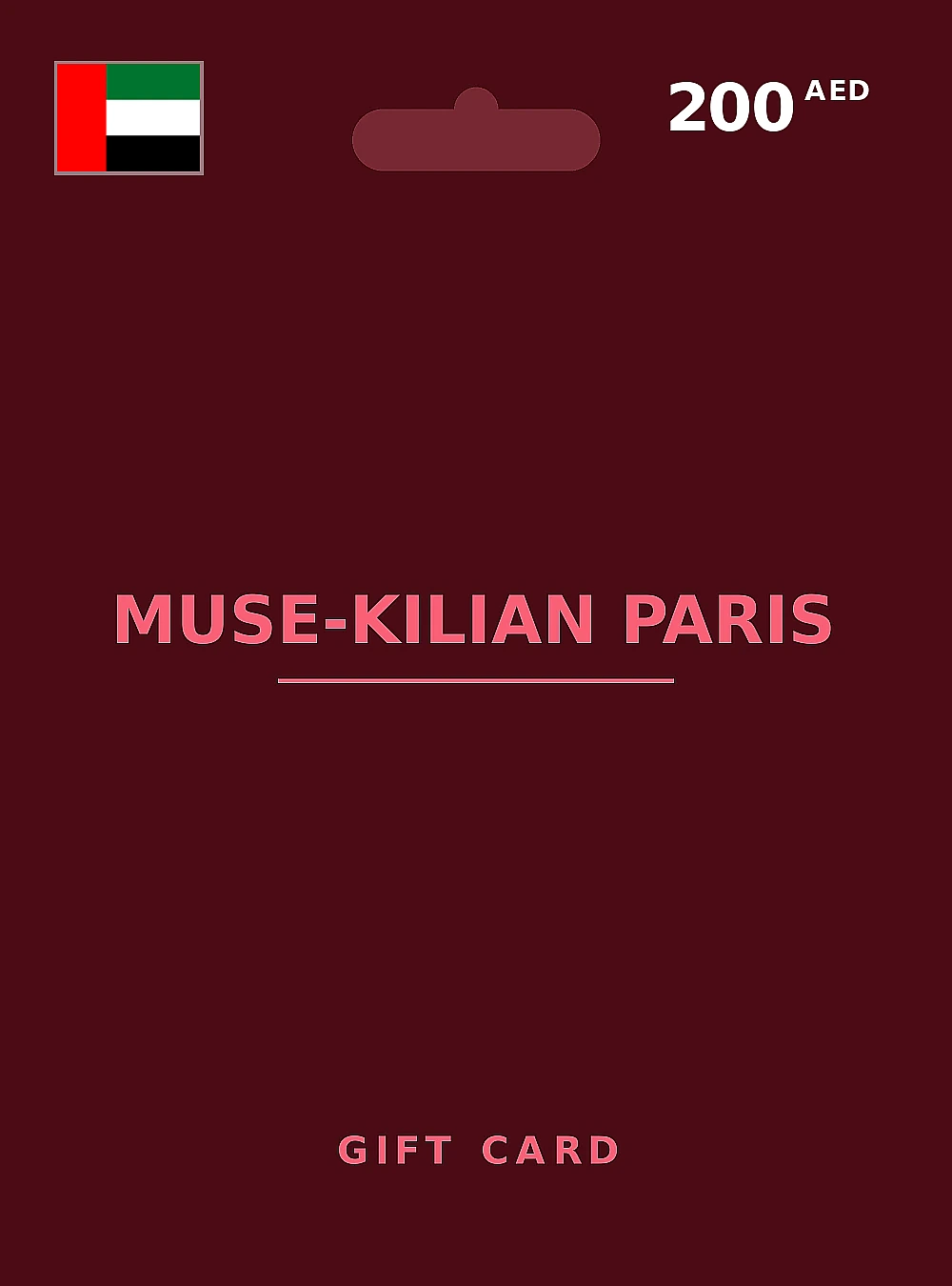 MUSE-KILIAN PARIS Gift Card 200 AED UNITED ARAB EMIRATES