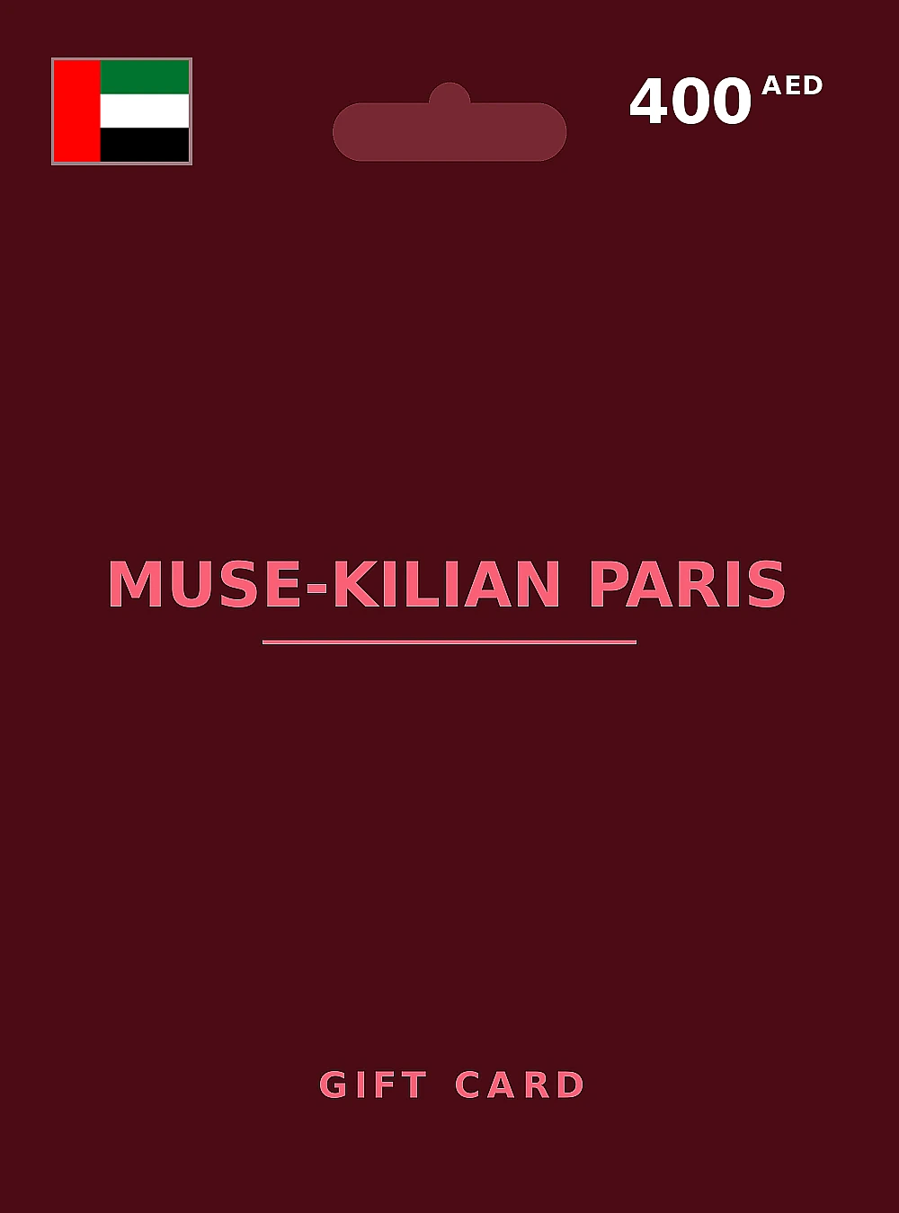 MUSE-KILIAN PARIS Gift Card 400 AED UNITED ARAB EMIRATES
