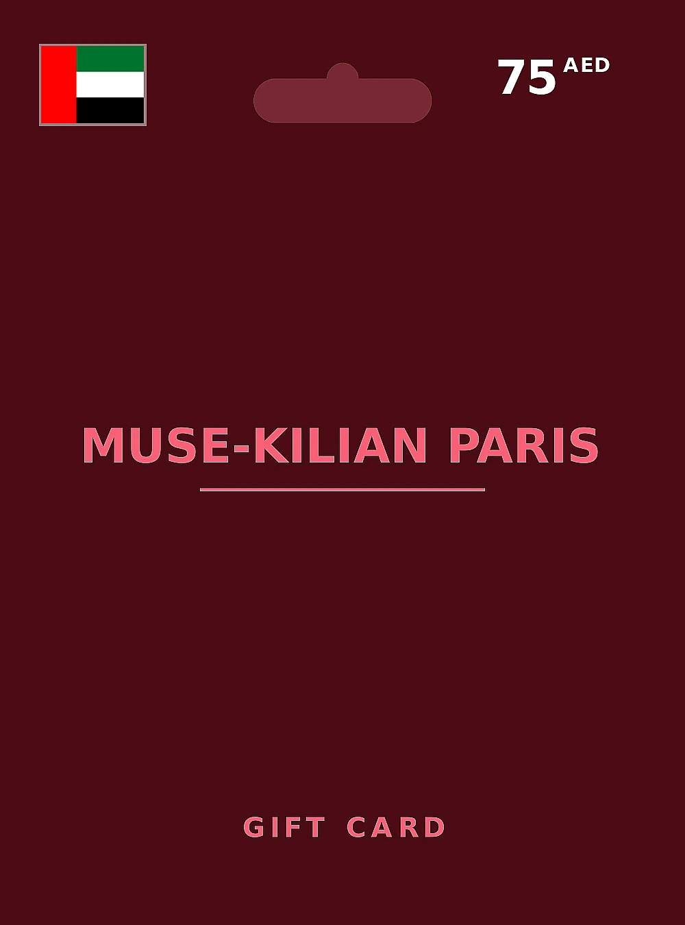 MUSE-KILIAN PARIS Gift Card 75 AED UNITED ARAB EMIRATES