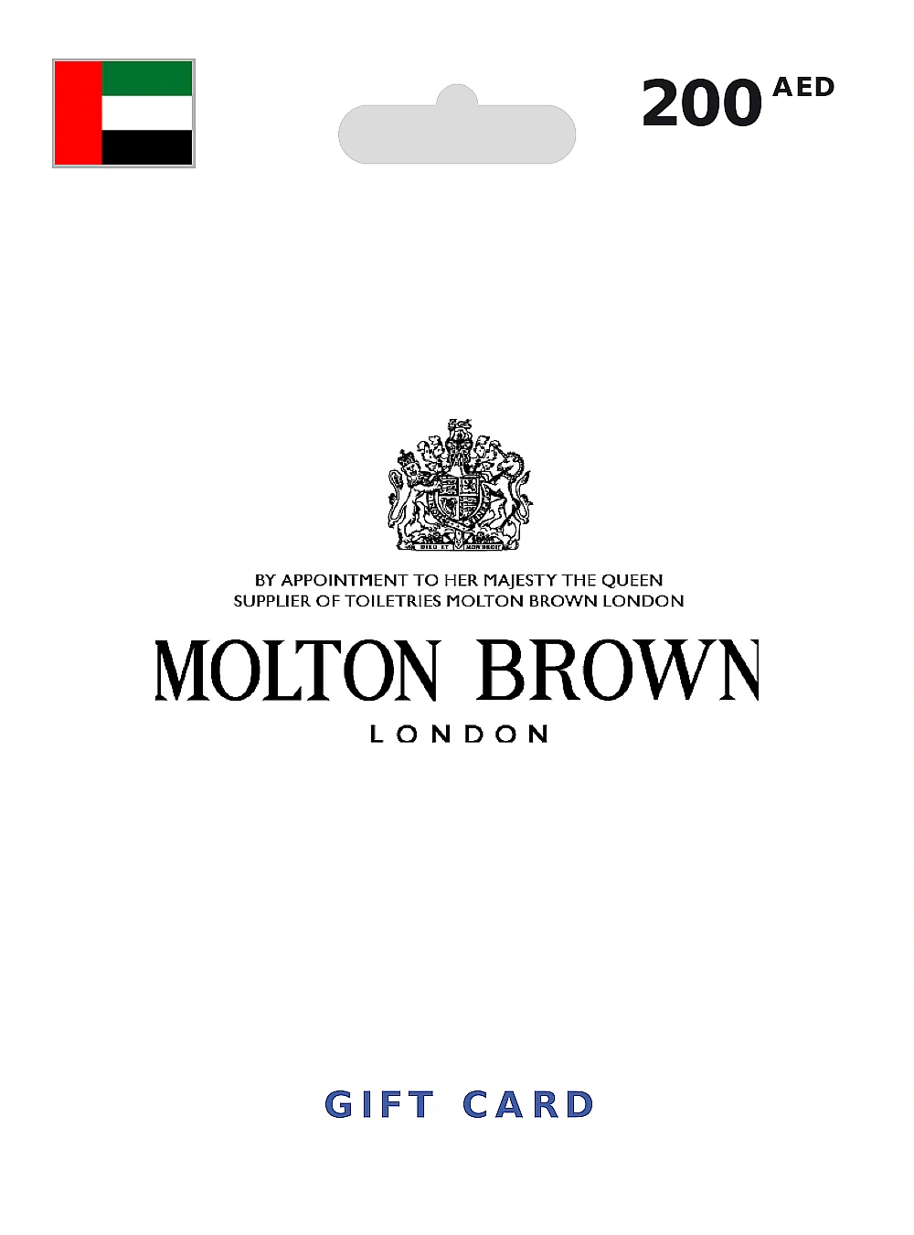 MUSE-MOLTON BROWN Gift Card 200 AED UNITED ARAB EMIRATES