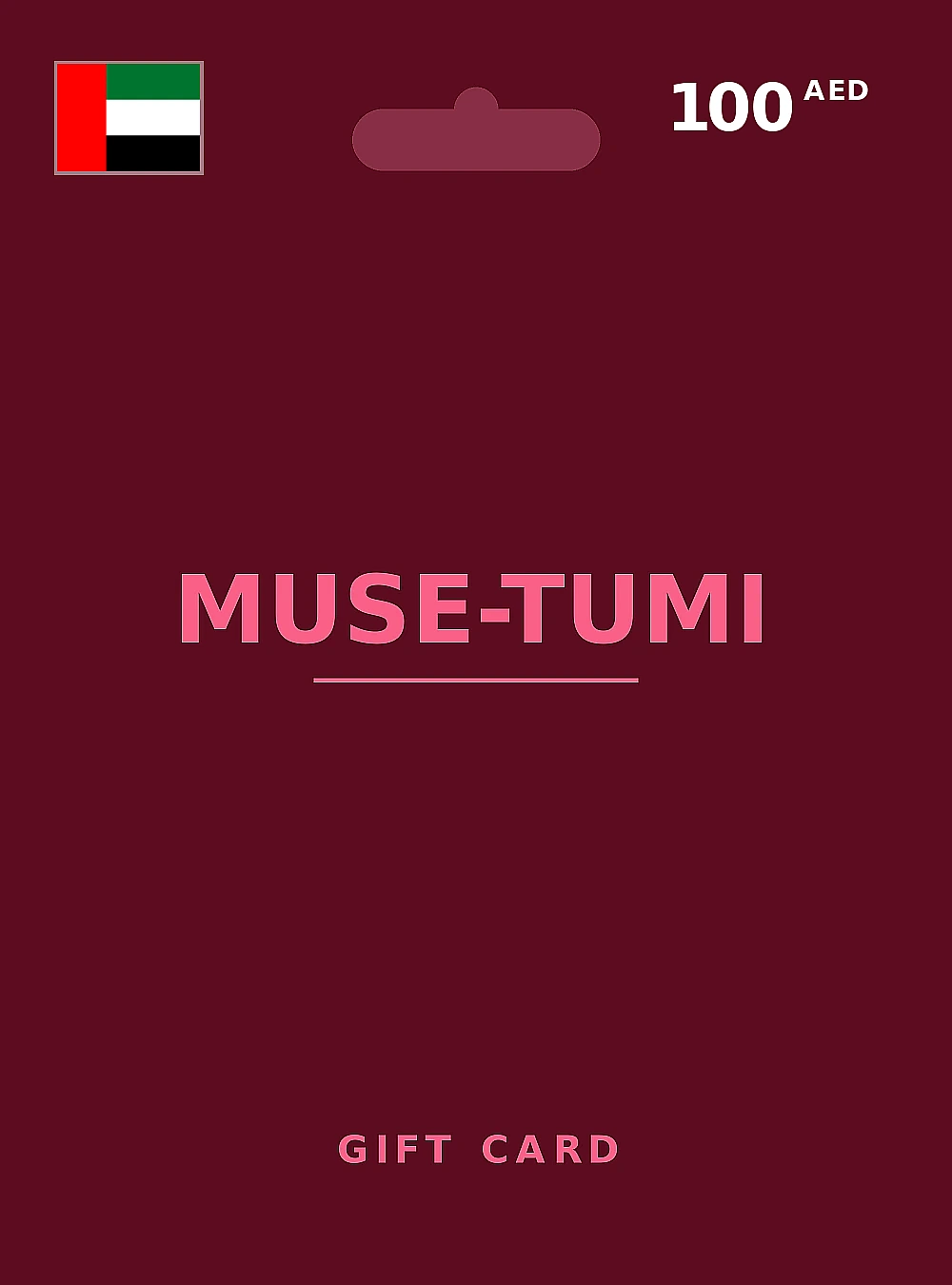 MUSE-TUMI Gift Card 100 AED UNITED ARAB EMIRATES