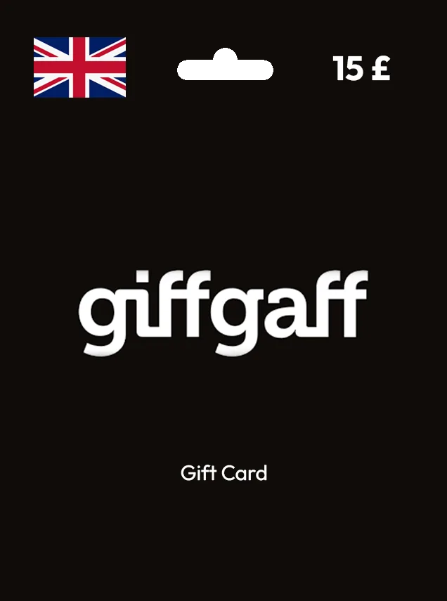 Giff Gaff Gift Card 15 GBP UNITED KINGDOM