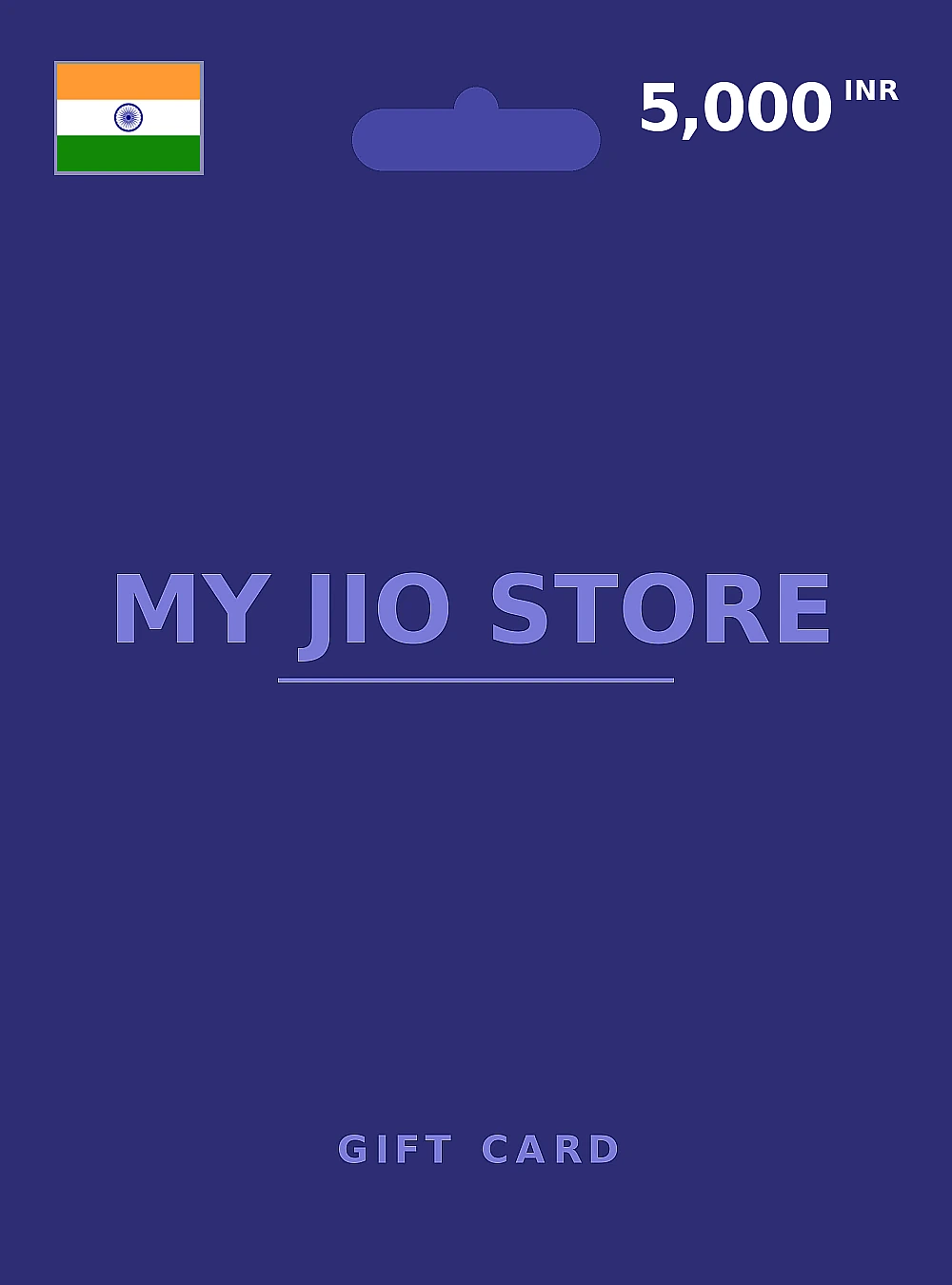 My Jio Store Gift Card 5000 INR INDIA