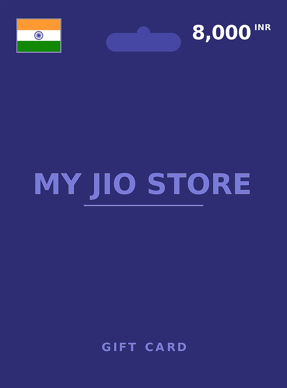 My Jio Store Gift Card 8000 INR INDIA
