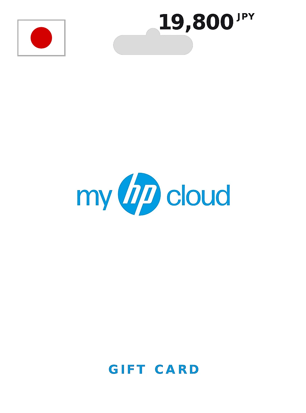 myHPcloud Cloud Storage Gift Card 19800 JPY JAPAN