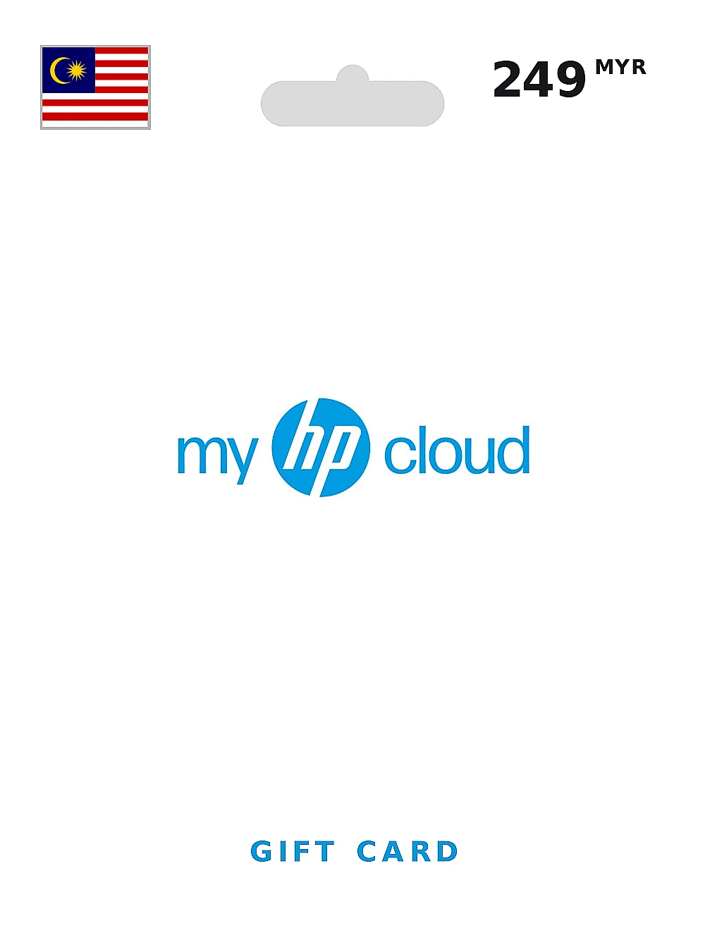 myHPcloud Cloud Storage Gift Card 249 MYR MALAYSIA