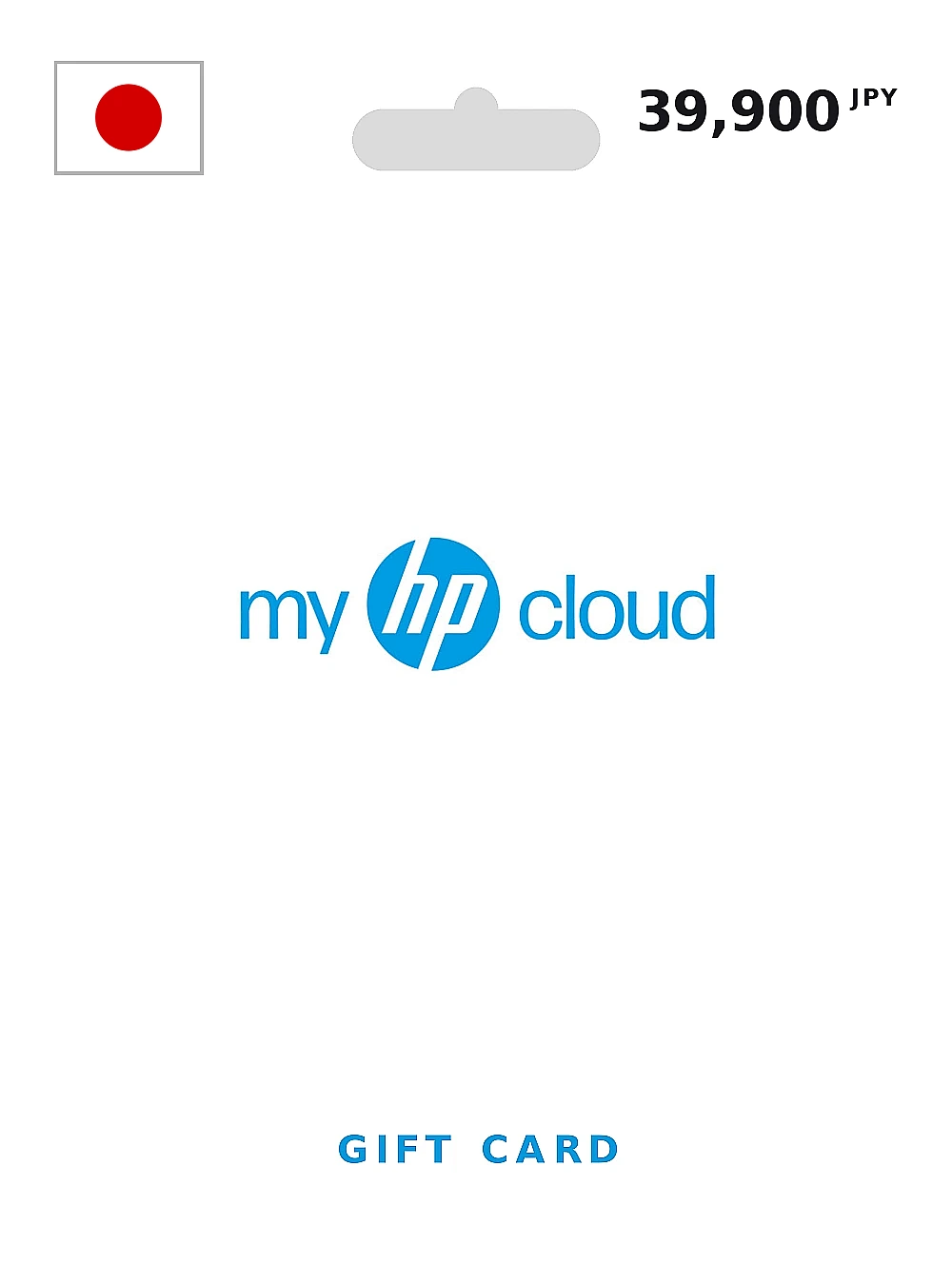 myHPcloud Cloud Storage Gift Card 39900 JPY JAPAN