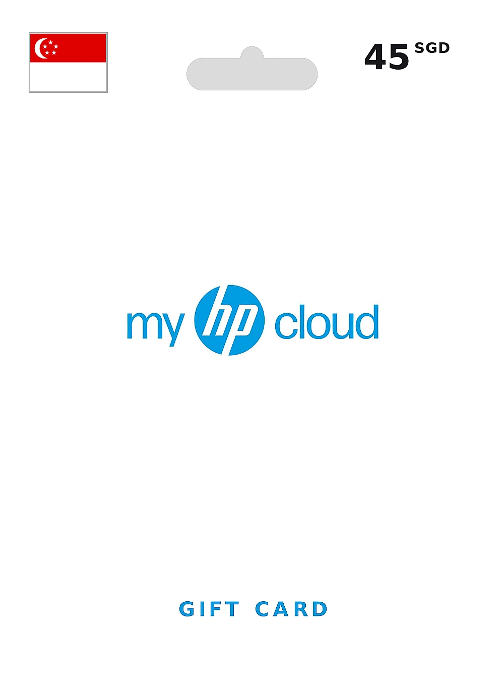 myHPcloud Cloud Storage Gift Card 45 SGD SINGAPORE