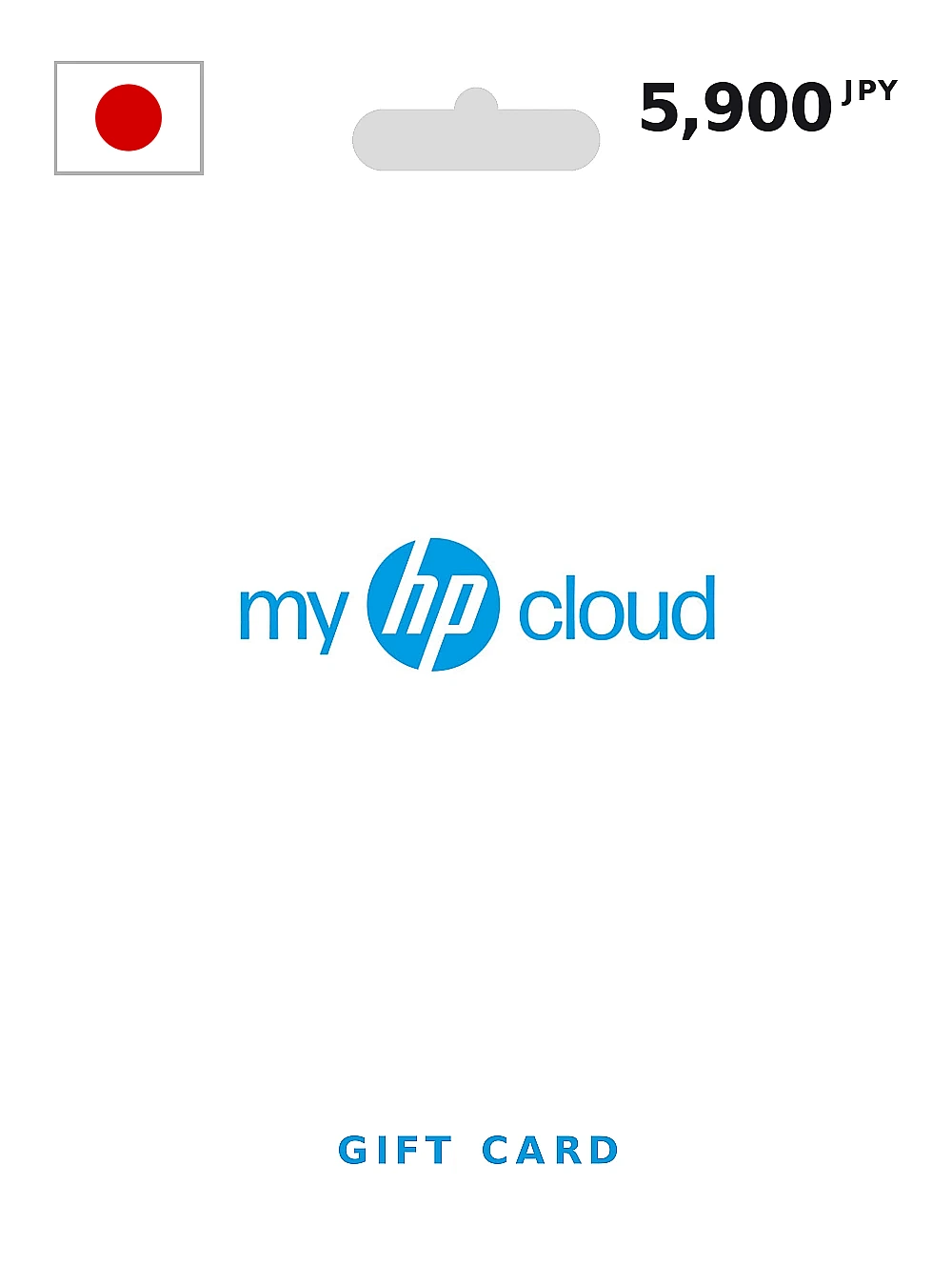 myHPcloud Cloud Storage Gift Card 5900 JPY JAPAN