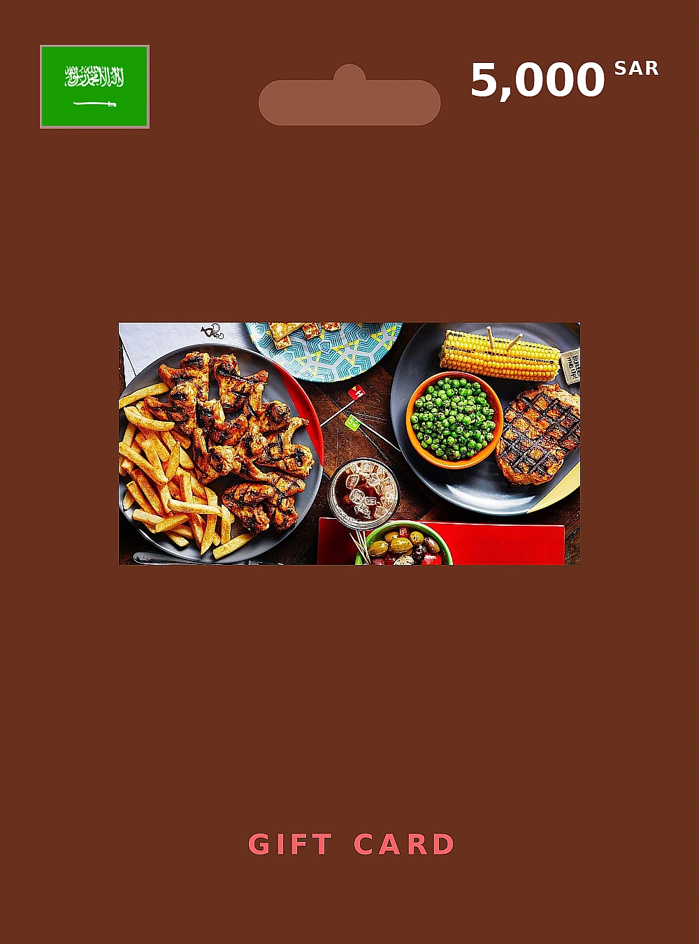 Nando's Gift Card 5000 SAR SAUDI ARABIA