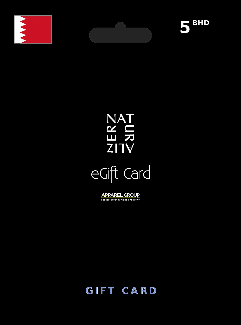 Naturalizer Gift Card 5 BHD BAHRAIN