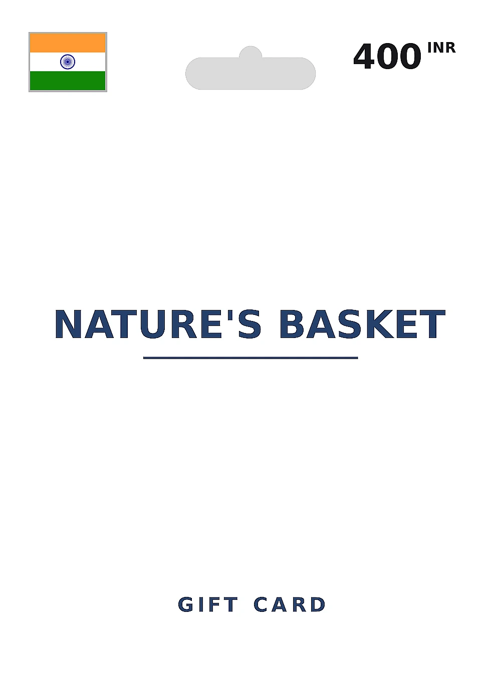 Nature's Basket Gift Card 400 INR INDIA