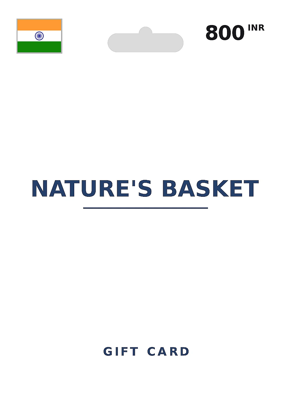 Nature's Basket Gift Card 800 INR INDIA