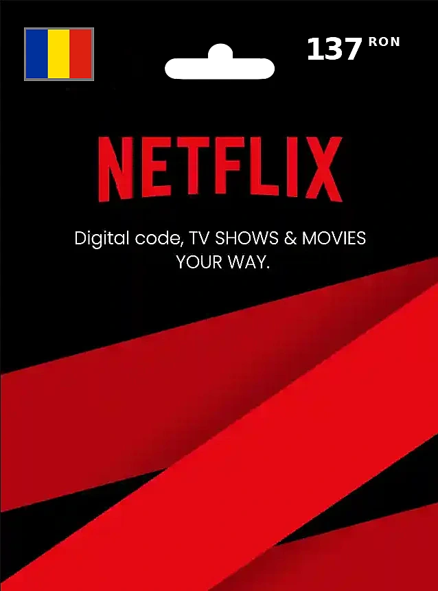 Netflix Gift Card 137 RON ROMANIA